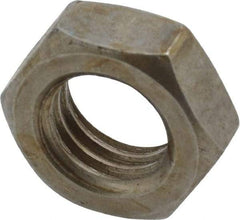 Value Collection - 5/8-11 UNC Steel Right Hand Hex Jam Nut - 5/16" Across Flats, 3/8" High, Uncoated - Benchmark Tooling