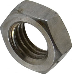 Value Collection - 3/4-10 UNC Steel Right Hand Hex Jam Nut - 1-1/8" Across Flats, 0.4219" High, Uncoated - Benchmark Tooling