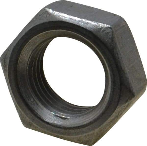 Value Collection - 1/2-20 UNF Steel Right Hand Hex Jam Nut - 3/4" Across Flats, 5/16" High, Uncoated - Benchmark Tooling