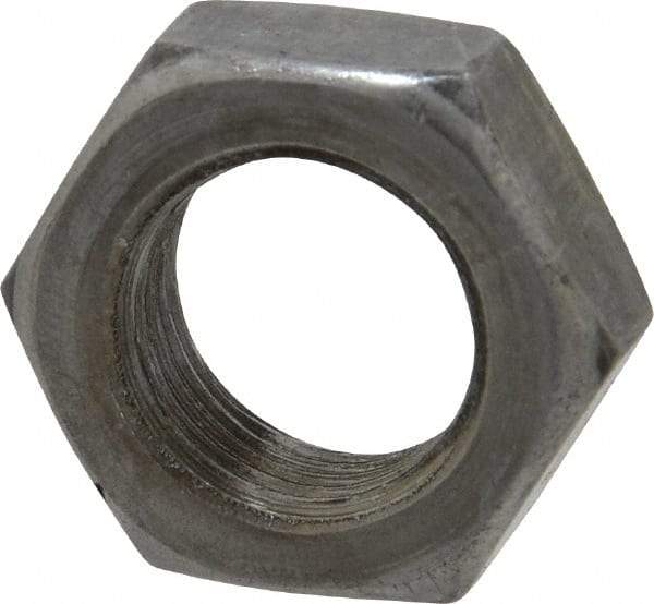 Value Collection - 5/8-18 UNF Steel Right Hand Hex Jam Nut - 15/16" Across Flats, 3/8" High, Uncoated - Benchmark Tooling