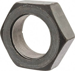 Value Collection - 1-3/4 - 12 UNF Steel Right Hand Hex Jam Nut - 2-5/8" Across Flats, 31/32" High, Uncoated - Benchmark Tooling