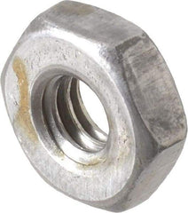 Value Collection - 1/4-20 UNC Steel Right Hand Heavy Hex Jam Nut - 1/2" Across Flats, 11/64" High, Uncoated, 2B Class of Fit - Benchmark Tooling