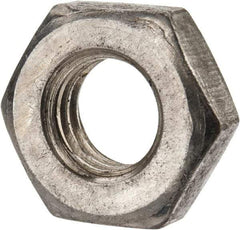 Value Collection - 7/16-14 UNC Steel Right Hand Heavy Hex Jam Nut - 3/4" Across Flats, 1/4" High, Uncoated, 2B Class of Fit - Benchmark Tooling