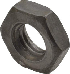 Value Collection - 1/2-13 UNC Steel Right Hand Heavy Hex Jam Nut - 7/8" Across Flats, 19/64" High, Uncoated, 2B Class of Fit - Benchmark Tooling