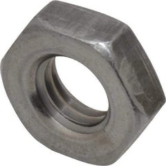 Value Collection - 5/8-11 UNC Steel Right Hand Heavy Hex Jam Nut - 1-1/16" Across Flats, 23/64" High, Uncoated, 2B Class of Fit - Benchmark Tooling