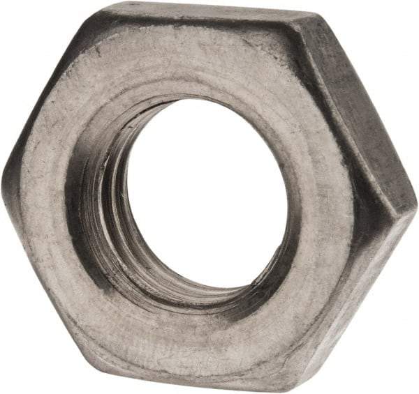 Value Collection - 3/4-10 UNC Steel Right Hand Heavy Hex Jam Nut - 1-1/4" Across Flats, 27/64" High, Uncoated, 2B Class of Fit - Benchmark Tooling