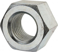 Value Collection - 2 - 4-1/2 UNC Steel Right Hand Heavy Hex Nut - 3-1/8" Across Flats, 1-31/32" High, Zinc Clear Finish - Benchmark Tooling