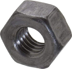 Value Collection - 5/16-18 UNC Steel Right Hand Heavy Hex Nut - 9/16" Across Flats, 19/64" High, Uncoated, 2B Class of Fit - Benchmark Tooling