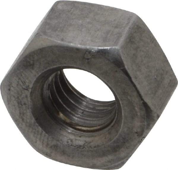 Value Collection - 3/8-16 UNC Steel Right Hand Heavy Hex Nut - 11/16" Across Flats, 23/64" High, Uncoated, 2B Class of Fit - Benchmark Tooling