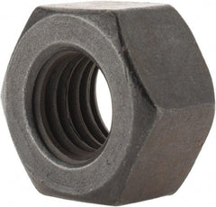 Value Collection - 5/8-11 UNC Steel Right Hand Heavy Hex Nut - 1-1/16" Across Flats, 39/64" High, Uncoated, 2B Class of Fit - Benchmark Tooling