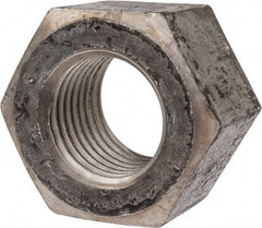 Value Collection - 2 - 4-1/2 UNC Steel Right Hand Heavy Hex Nut - 3-1/8" Across Flats, 1-31/32" High, Uncoated - Benchmark Tooling