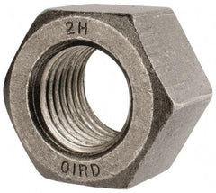 Value Collection - 1-1/2 - 6 UNC Steel Right Hand Heavy Hex Nut - 2-3/8" Across Flats, 1-15/32" High, Uncoated, 2B Class of Fit - Benchmark Tooling