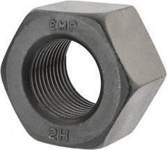 Value Collection - 1-1/2 - 8 UN Steel Right Hand Heavy Hex Nut - 2-3/8" Across Flats, 1-15/32" High, Uncoated, 2B Class of Fit - Benchmark Tooling