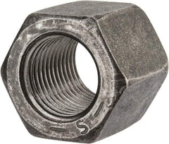 Value Collection - 1/2-20 UNF Steel Right Hand High Hex Nut - 3/4" Across Flats, 11/16" High, Uncoated - Benchmark Tooling