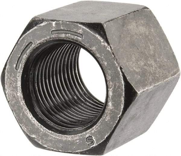 Value Collection - 5/8-18 UNF Steel Right Hand High Hex Nut - 15/16" Across Flats, 27/32" High, Uncoated - Benchmark Tooling