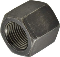 Value Collection - 7/8-14 UNF Steel Right Hand High Hex Nut - 1-5/16" Across Flats, 1-5/32" High, Uncoated - Benchmark Tooling