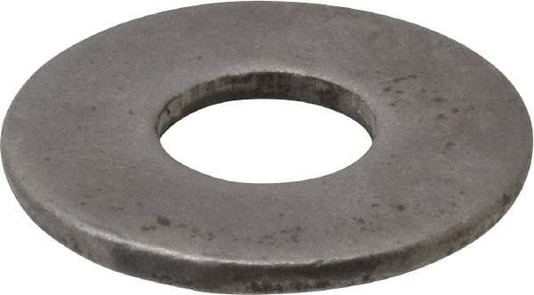Value Collection - 7/16" Screw, Steel USS Flat Washer - 1/2" ID x 1-1/4" OD, 5/64" Thick, Plain Finish - Benchmark Tooling