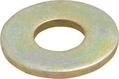 Value Collection - 5/16" Screw, Grade 8 Steel USS Flat Washer - 3/8" ID x 7/8" OD, 5/64" Thick, Zinc Yellow Dichromate Finish - Benchmark Tooling