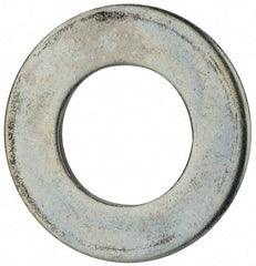 Value Collection - 1-1/2" Screw, Steel SAE Flat Washer - 1-9/16" ID x 3" OD, 5/32" Thick, Zinc-Plated Finish - Benchmark Tooling