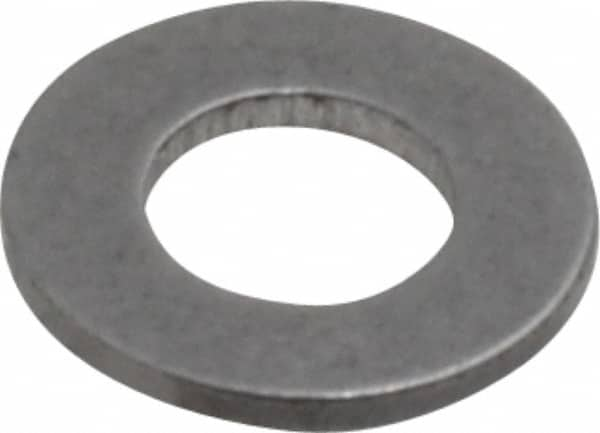 2″ Screw Standard Flat Washer: Steel, Uncoated 0.098″ ID, 0.562″ OD, 0.013″ Thick