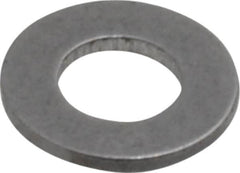 Value Collection - #5 Screw, Steel SAE Flat Washer - 9/64" ID x 9/32" OD, 1/32" Thick, Plain Finish - Benchmark Tooling