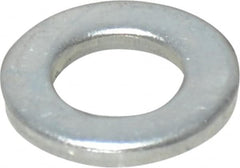 Value Collection - M7 Screw, Steel Standard Flat Washer - 7.4mm ID x 14mm OD, 1.6mm Thick, Zinc-Plated Finish - Benchmark Tooling