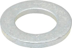 Value Collection - M16 Screw, Steel Standard Flat Washer - 17mm ID x 30mm OD, 3mm Thick, Zinc-Plated Finish - Benchmark Tooling