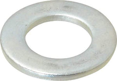 Value Collection - M18 Screw, Steel Standard Flat Washer - 19mm ID x 34mm OD, 3mm Thick, Zinc-Plated Finish - Benchmark Tooling
