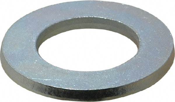 Value Collection - M24 Screw, Steel Standard Flat Washer - 25mm ID x 44mm OD, 4mm Thick, Zinc-Plated Finish - Benchmark Tooling