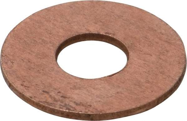 Value Collection - 1/4" Screw, Silicon Bronze Standard Flat Washer - 5/16" ID x 11/16" OD, 1-1/16" Thick - Benchmark Tooling