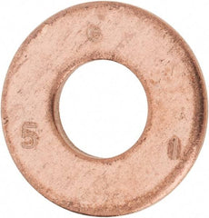 Value Collection - #20 Screw, Silicon Bronze Standard Flat Washer - 0.336" ID x 3/4" OD, 0.064" Thick - Benchmark Tooling