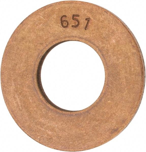 Value Collection - 5/8" Screw, Silicon Bronze Standard Flat Washer - 0.656" ID x 1-1/2" OD, 0.102" Thick - Benchmark Tooling
