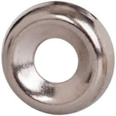 Value Collection - 7/64" Thick, Nickel-Plated Finish, Steel, Standard Countersunk Washer - 0.18" ID x 17/32" OD - Benchmark Tooling