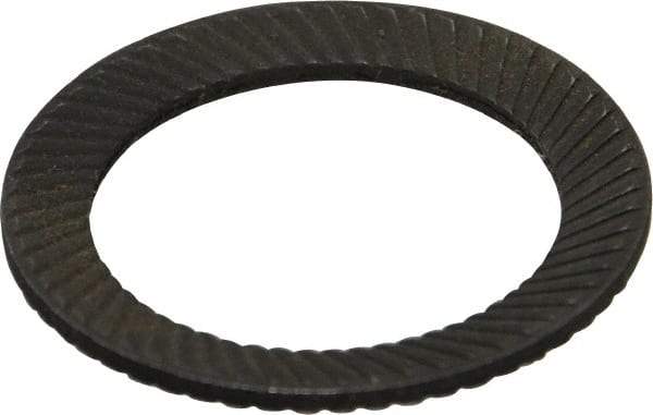 Value Collection - 1" Bolt, 1-1/16" ID, Steel, Uncoated, Belleville Disc Spring - 1-1/2" OD - Benchmark Tooling