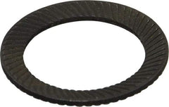 Value Collection - 1" Bolt, 1-1/16" ID, Steel, Uncoated, Belleville Disc Spring - 1-1/2" OD - Benchmark Tooling