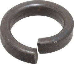 Value Collection - 5/16", 0.318" ID, 0.093" Thick High Collar Split Lock Washer - Steel, Uncoated, 0.318" Min ID, 0.338" Max ID, 0.46" Max OD - Benchmark Tooling