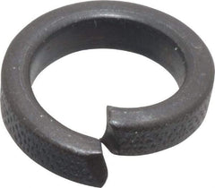 Value Collection - 3/8", 0.382" ID, 1/8" Thick High Collar Split Lock Washer - Steel, Uncoated, 0.382" Min ID, 0.393" Max ID, 0.553" Max OD - Benchmark Tooling