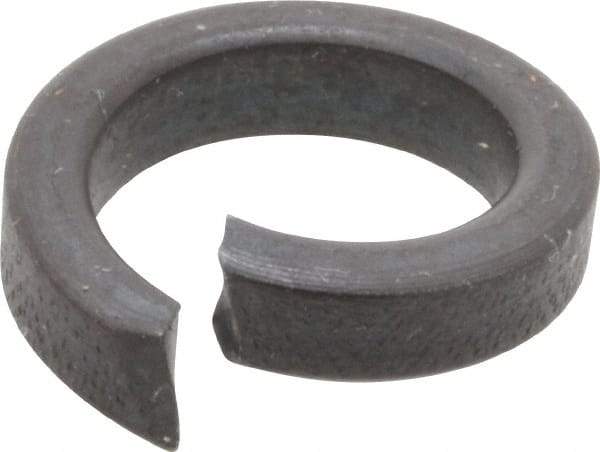 Value Collection - 7/16", 0.443" ID, 0.14" Thick High Collar Split Lock Washer - Steel, Uncoated, 0.443" Min ID, 0.455" Max ID, 0.647" Max OD - Benchmark Tooling