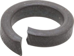 Value Collection - 7/16", 0.443" ID, 0.14" Thick High Collar Split Lock Washer - Steel, Uncoated, 0.443" Min ID, 0.455" Max ID, 0.647" Max OD - Benchmark Tooling