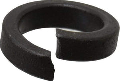 Value Collection - 1/2", 0.506" ID, 0.172" Thick High Collar Split Lock Washer - Steel, Uncoated, 0.506" Min ID, 0.518" Max ID, 0.737" Max OD - Benchmark Tooling