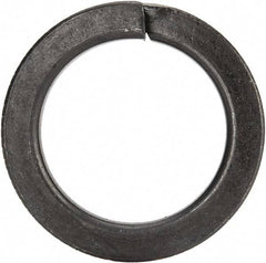 Value Collection - 7/8", 0.887" ID, 0.234" Thick High Collar Split Lock Washer - Steel, Uncoated, 0.887" Min ID, 0.905" Max ID, 1.296" Max OD - Benchmark Tooling