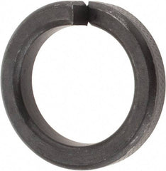 Value Collection - 1", 1.017" ID, 1/4" Thick High Collar Split Lock Washer - Steel, Uncoated, 1.017" Min ID, 1.042" Max ID, 1.483" Max OD - Benchmark Tooling