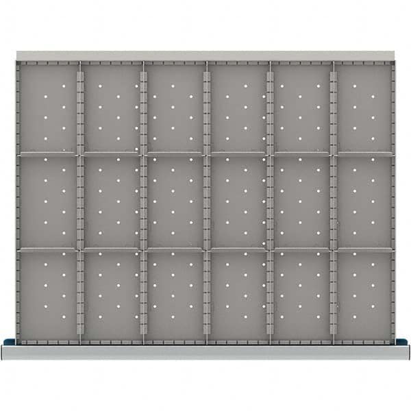 LISTA - 18-Compartment Drawer Divider Layout for 3.15" High Drawers - Benchmark Tooling