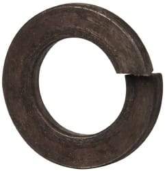 Value Collection - M10, 10.2mm ID, 2.2mm Thick Split Lock Washer - Steel, Uncoated, 10.2mm Min ID, 10.7mm Max ID, 18.1mm Max OD - Benchmark Tooling