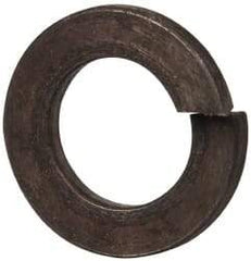 Value Collection - M10, 10.2mm ID, 2.2mm Thick Split Lock Washer - Steel, Uncoated, 10.2mm Min ID, 10.7mm Max ID, 18.1mm Max OD - Benchmark Tooling
