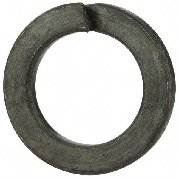 Value Collection - M18, 18.2mm ID, 3.5mm Thick Split Lock Washer - Steel, Uncoated, 18.2mm Min ID, 19mm Max ID, 29.4mm Max OD - Benchmark Tooling