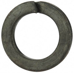 Value Collection - M18, 18.2mm ID, 3.5mm Thick Split Lock Washer - Steel, Uncoated, 18.2mm Min ID, 19mm Max ID, 29.4mm Max OD - Benchmark Tooling
