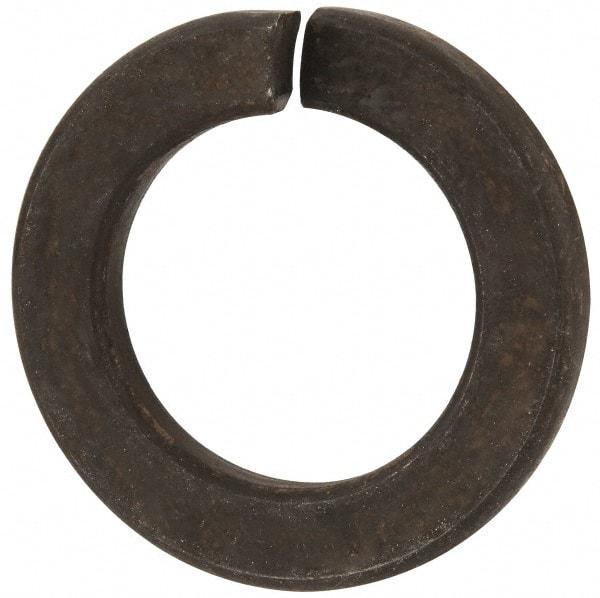 Value Collection - M24, 24.5mm ID, 5mm Thick Split Lock Washer - Steel, Uncoated, 24.5mm Min ID, 25.5mm Max ID, 40mm Max OD - Benchmark Tooling