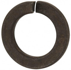Value Collection - M24, 24.5mm ID, 5mm Thick Split Lock Washer - Steel, Uncoated, 24.5mm Min ID, 25.5mm Max ID, 40mm Max OD - Benchmark Tooling
