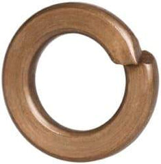 Value Collection - #8, 0.167" ID, 0.04" Thick Split Lock Washer - Silicon Bronze, 0.167" Min ID, 0.174" Max ID, 0.293" Min OD, 0.307" Max OD - Benchmark Tooling